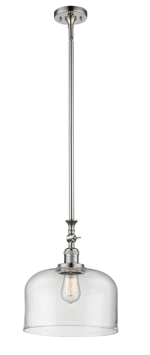Innovations Franklin Restoration 206-PN-G72-L Pendant Light - Polished Nickel