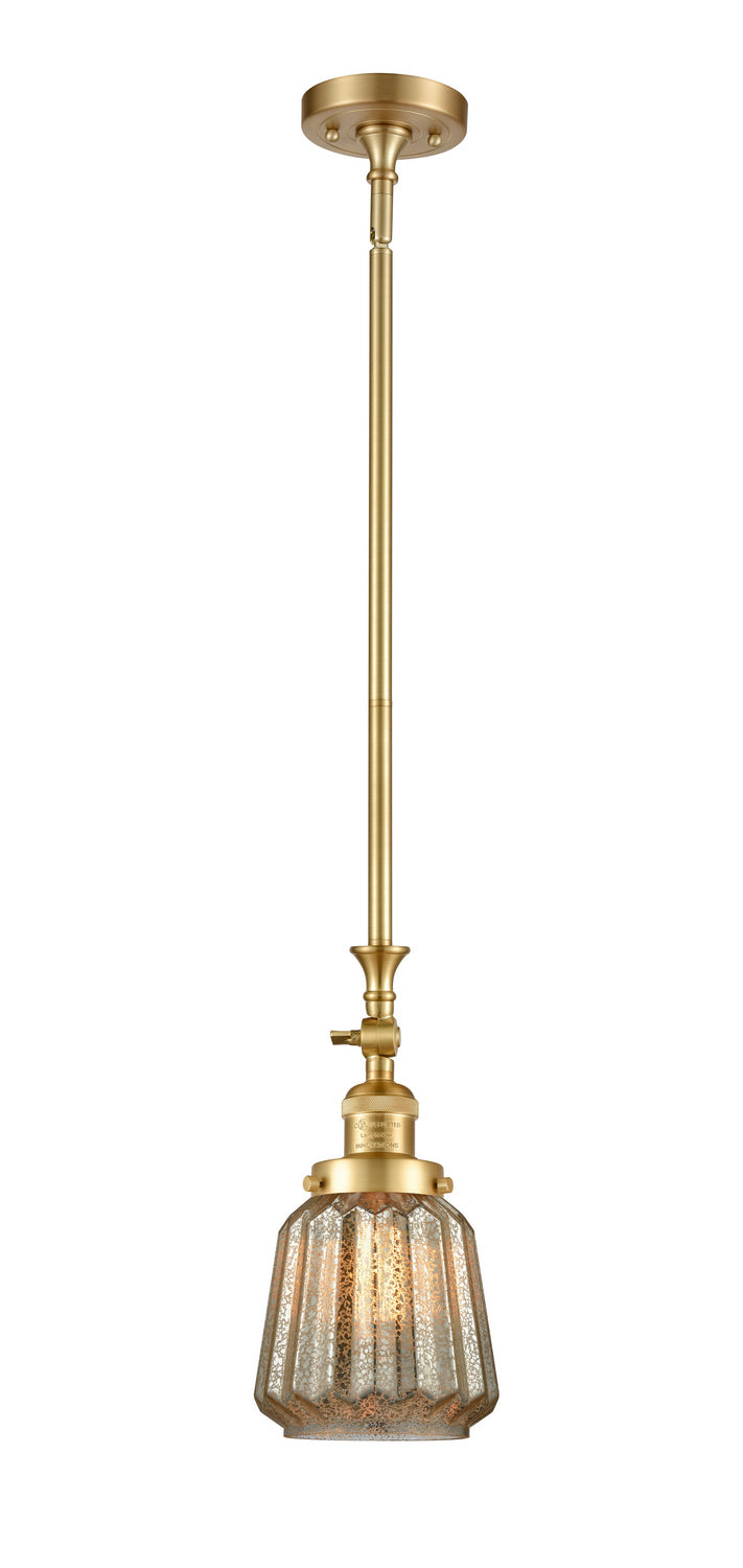Innovations Franklin Restoration 206-SG-G146 Pendant Light - Satin Gold