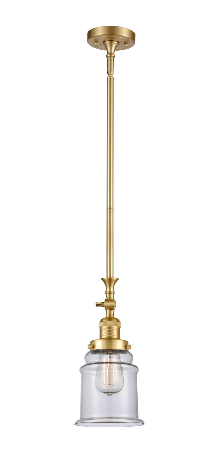 Innovations Franklin Restoration 206-SG-G182 Pendant Light - Satin Gold