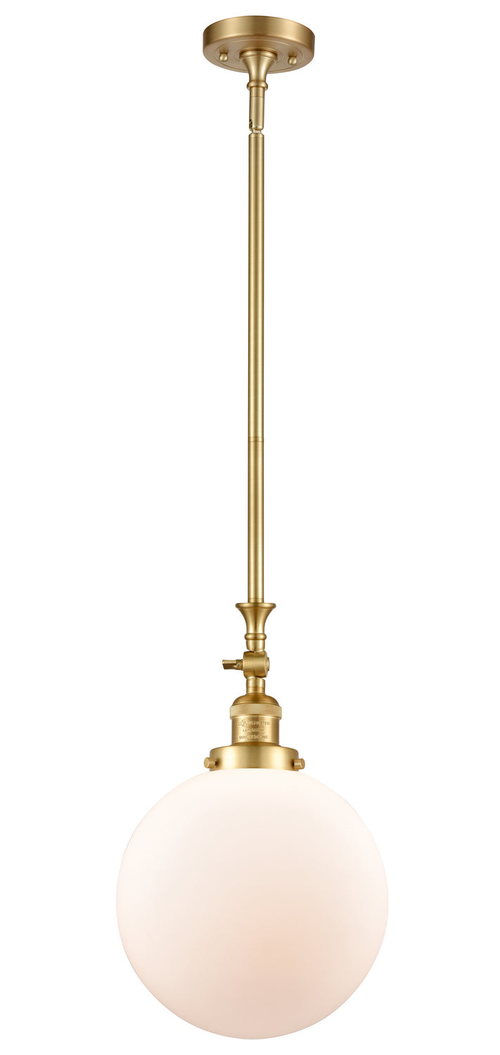 Innovations Franklin Restoration 206-SG-G201-10 Pendant Light - Satin Gold