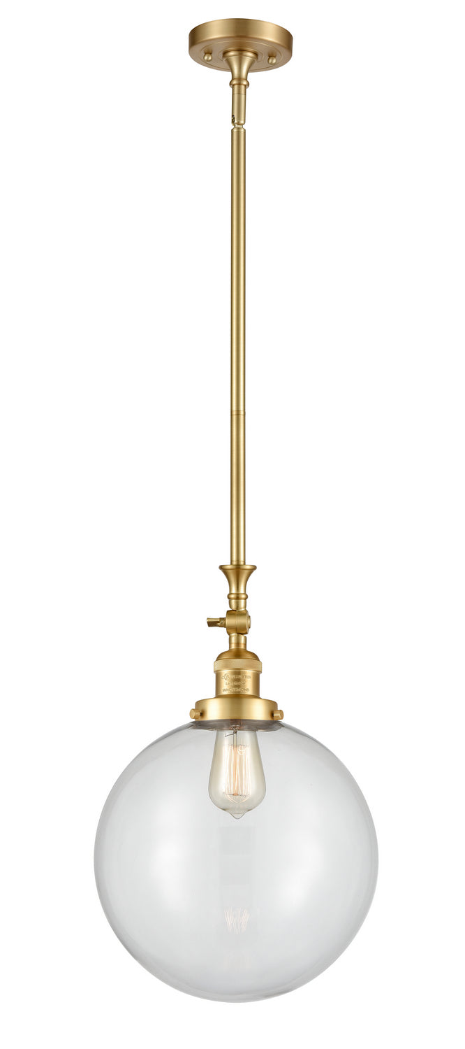 Innovations Franklin Restoration 206-SG-G202-12 Pendant Light - Satin Gold