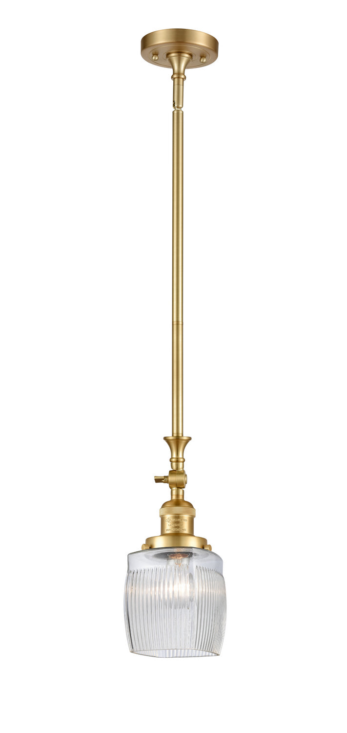 Innovations Franklin Restoration 206-SG-G302 Pendant Light - Satin Gold