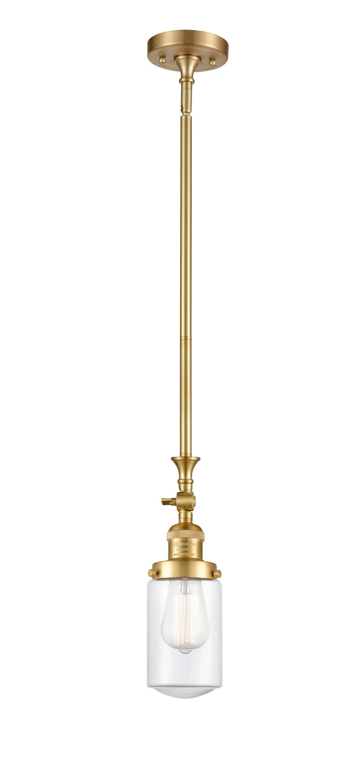 Innovations Franklin Restoration 206-SG-G312 Pendant Light - Satin Gold