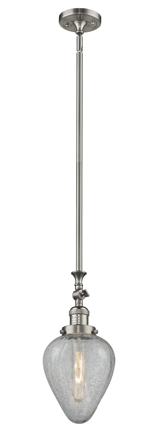 Innovations Franklin Restoration 206-SN-G165-LED Pendant Light - Brushed Satin Nickel