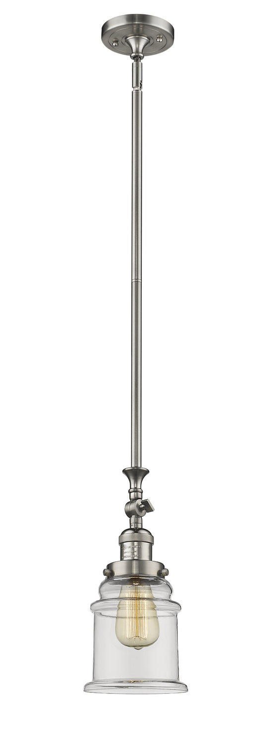 Innovations Franklin Restoration 206-SN-G182-LED Pendant Light - Brushed Satin Nickel