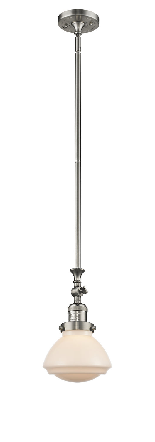 Innovations Franklin Restoration 206-SN-G321-LED Pendant Light - Brushed Satin Nickel