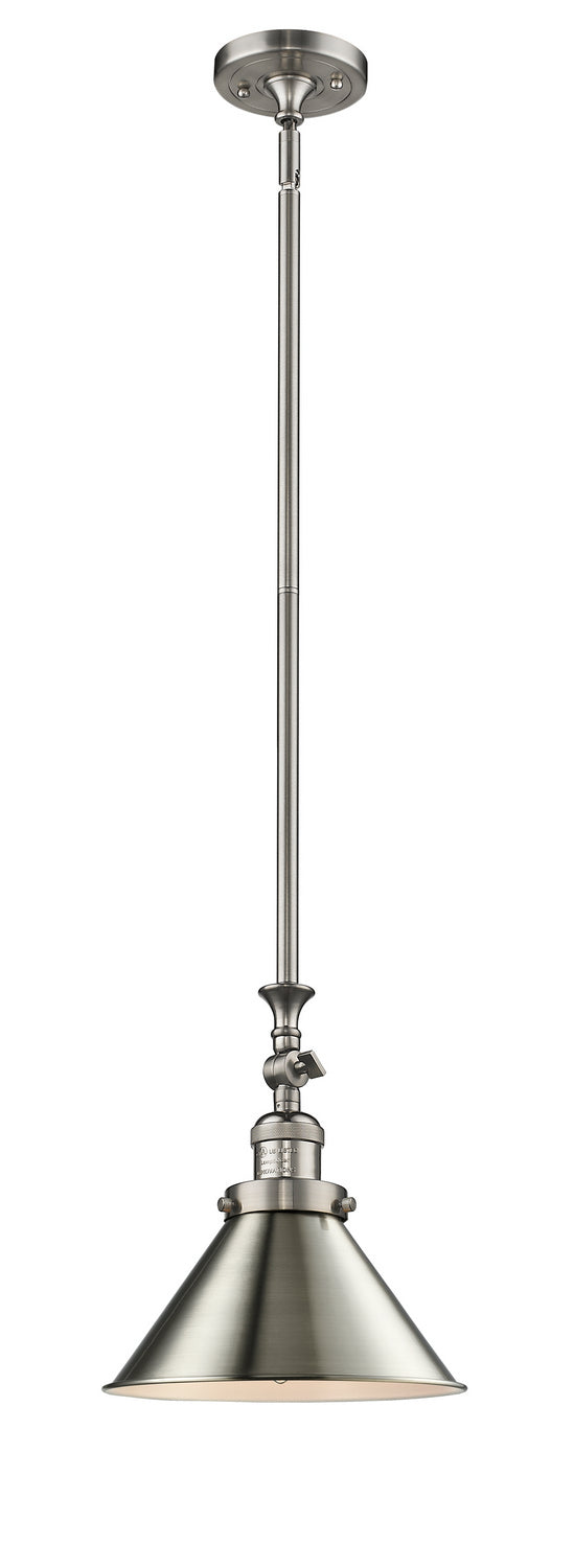 Innovations Franklin Restoration 206-SN-M10-SN-LED Pendant Light - Brushed Satin Nickel