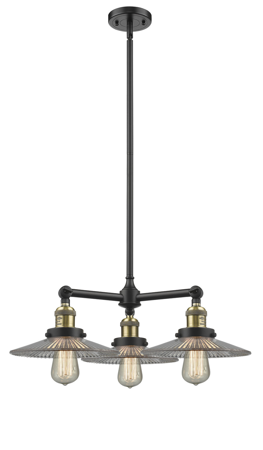 Innovations Franklin Restoration 207-BAB-G2-LED Chandelier Light - Black Antique Brass