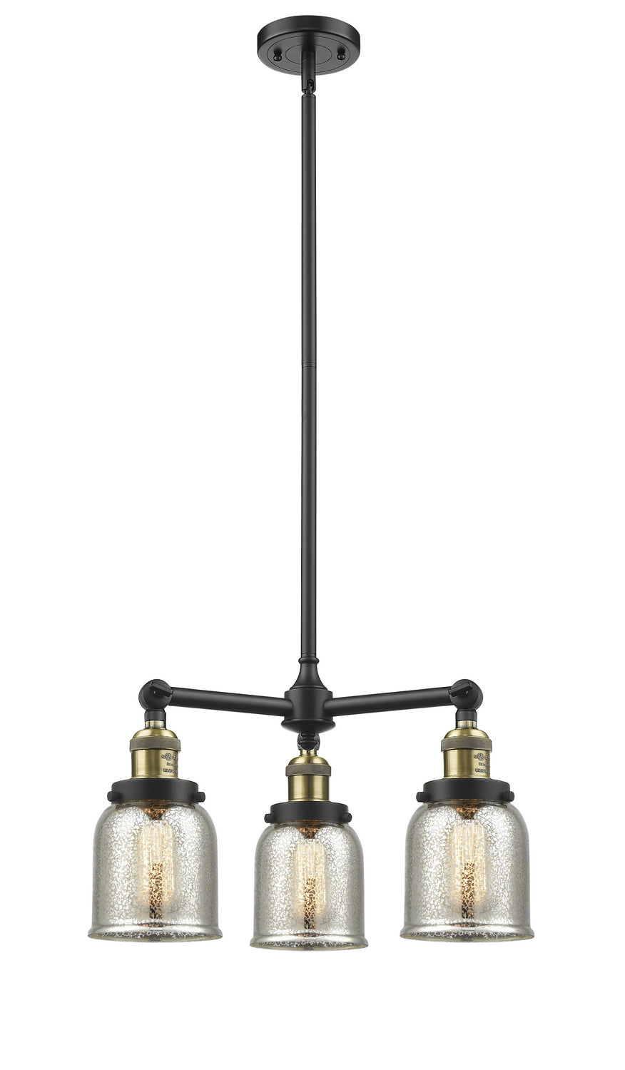 Innovations Franklin Restoration 207-BAB-G58-LED Chandelier Light - Black Antique Brass