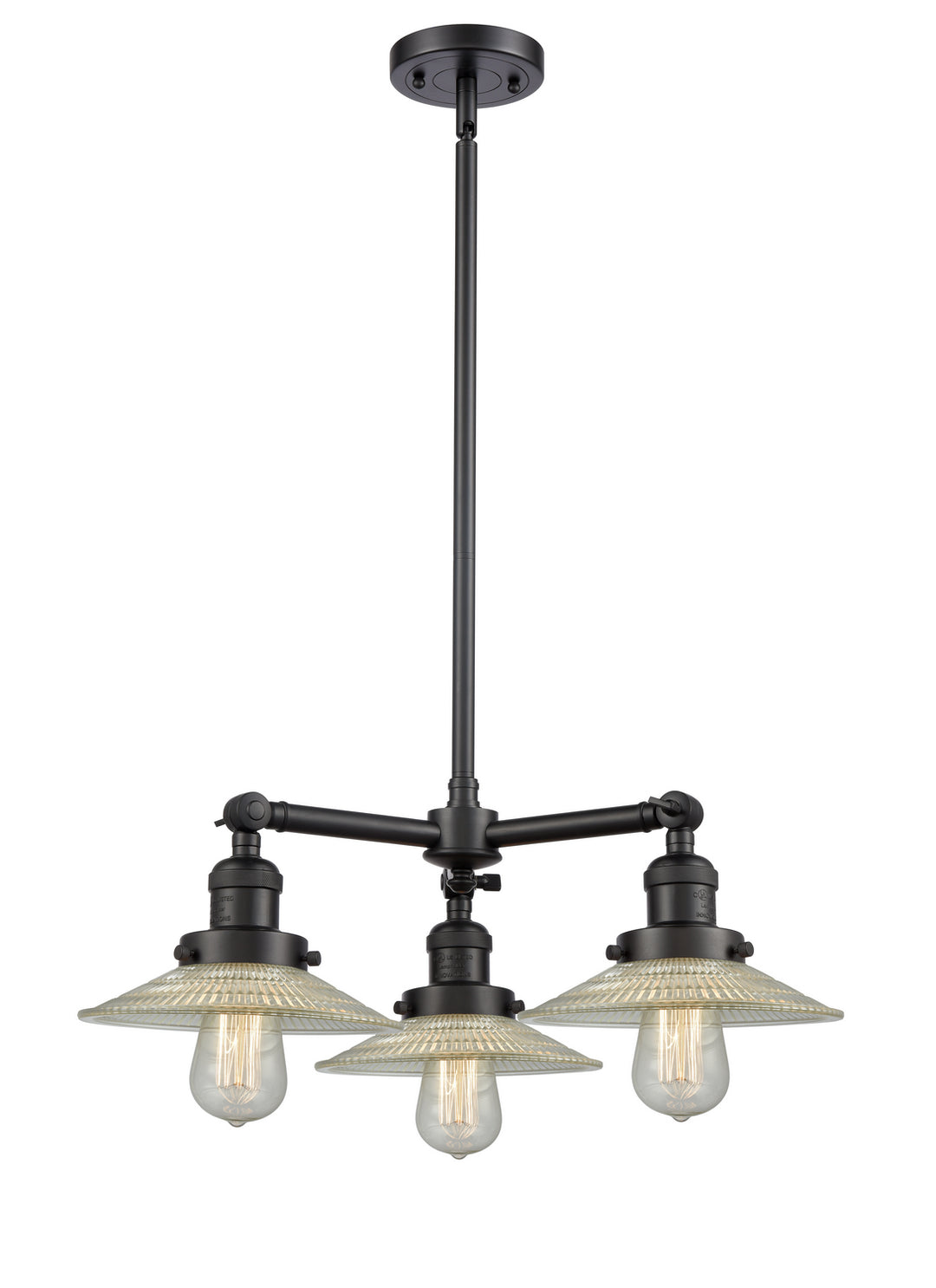 Innovations Franklin Restoration 207-BK-G2 Chandelier Light - Matte Black