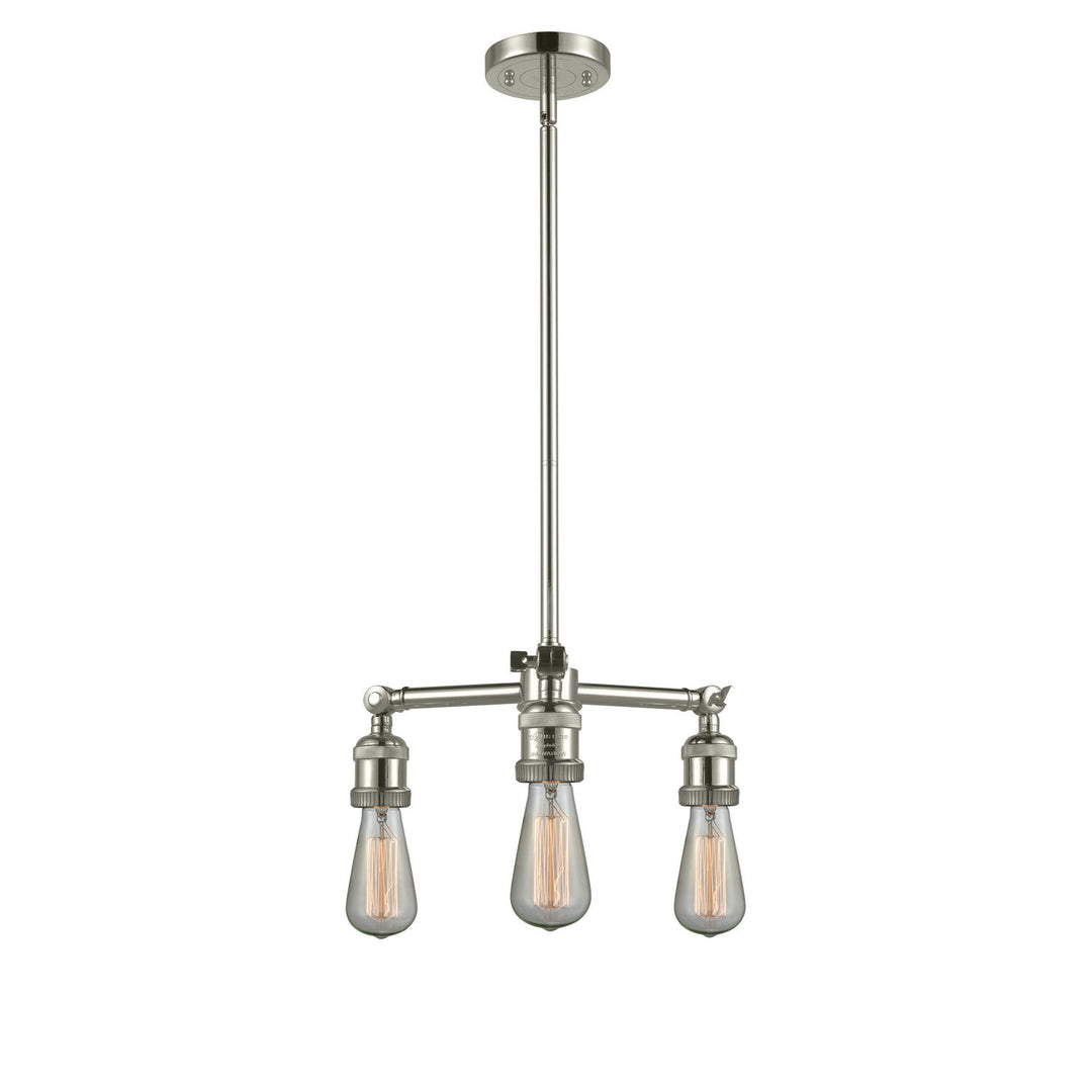 Innovations Franklin Restoration 207NH-PN-LED Chandelier Light - Polished Nickel