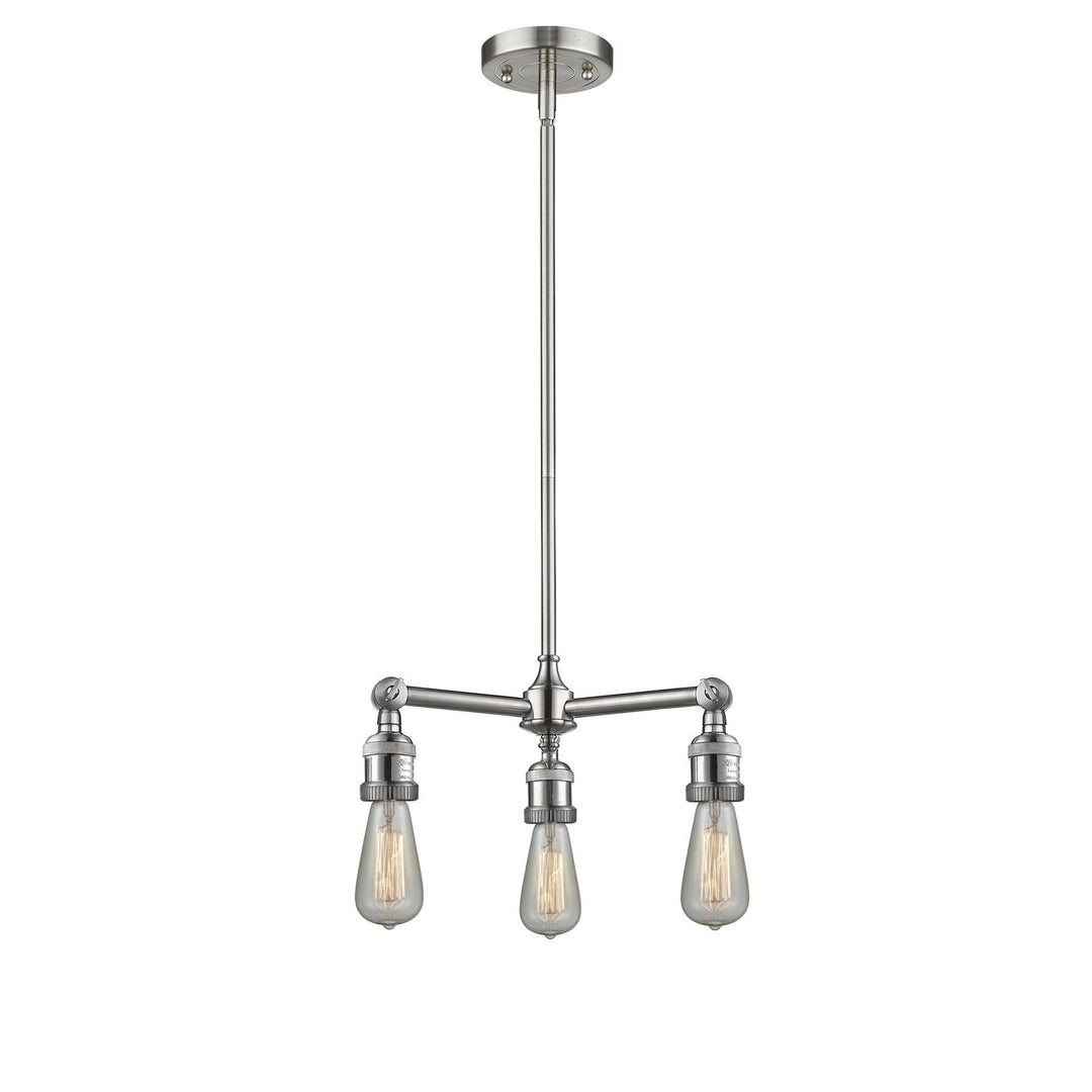 Innovations Franklin Restoration 207NH-SN-LED Chandelier Light - Brushed Satin Nickel