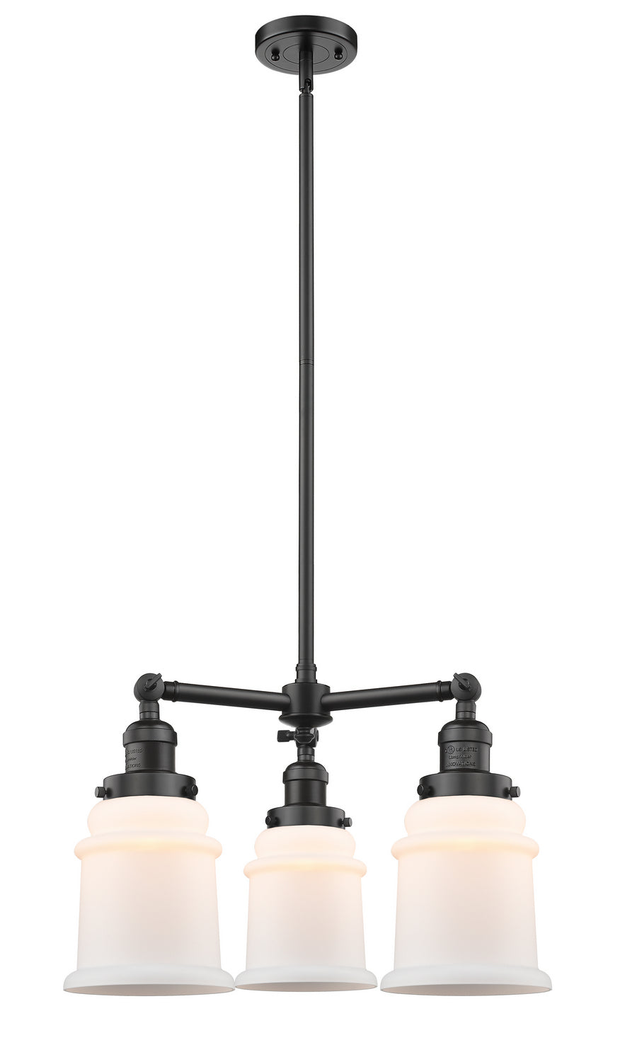 Innovations Franklin Restoration 207-OB-G181 Chandelier Light - Oil Rubbed Bronze