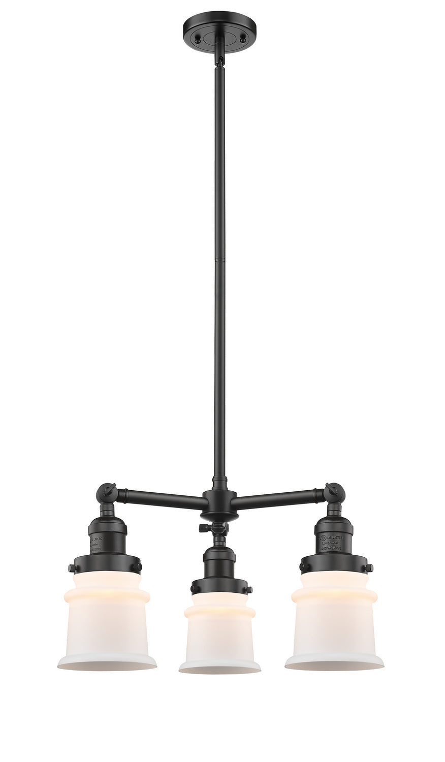 Innovations Franklin Restoration 207-OB-G181S Chandelier Light - Oil Rubbed Bronze