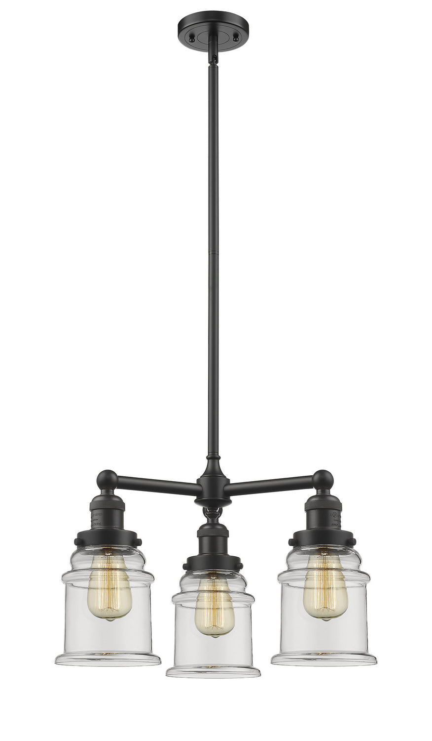 Innovations Franklin Restoration 207-OB-G182-LED Chandelier Light - Oil Rubbed Bronze