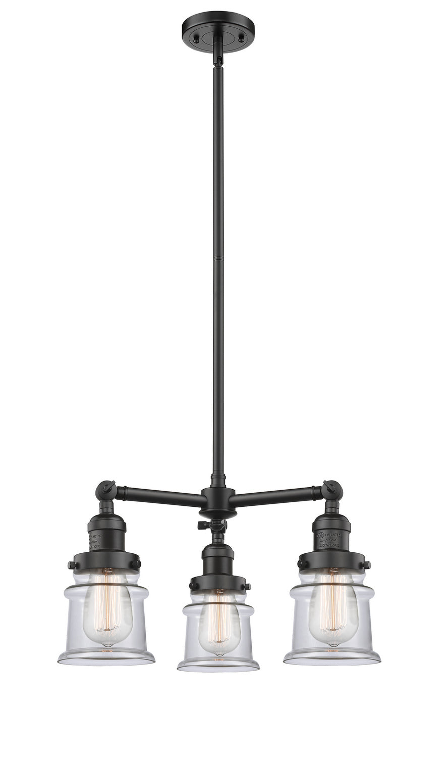 Innovations Franklin Restoration 207-OB-G182S-LED Chandelier Light - Oil Rubbed Bronze