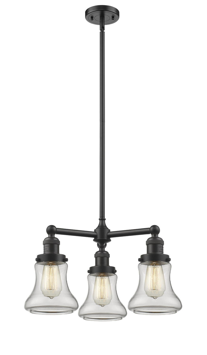 Innovations Franklin Restoration 207-OB-G192-LED Chandelier Light - Oil Rubbed Bronze