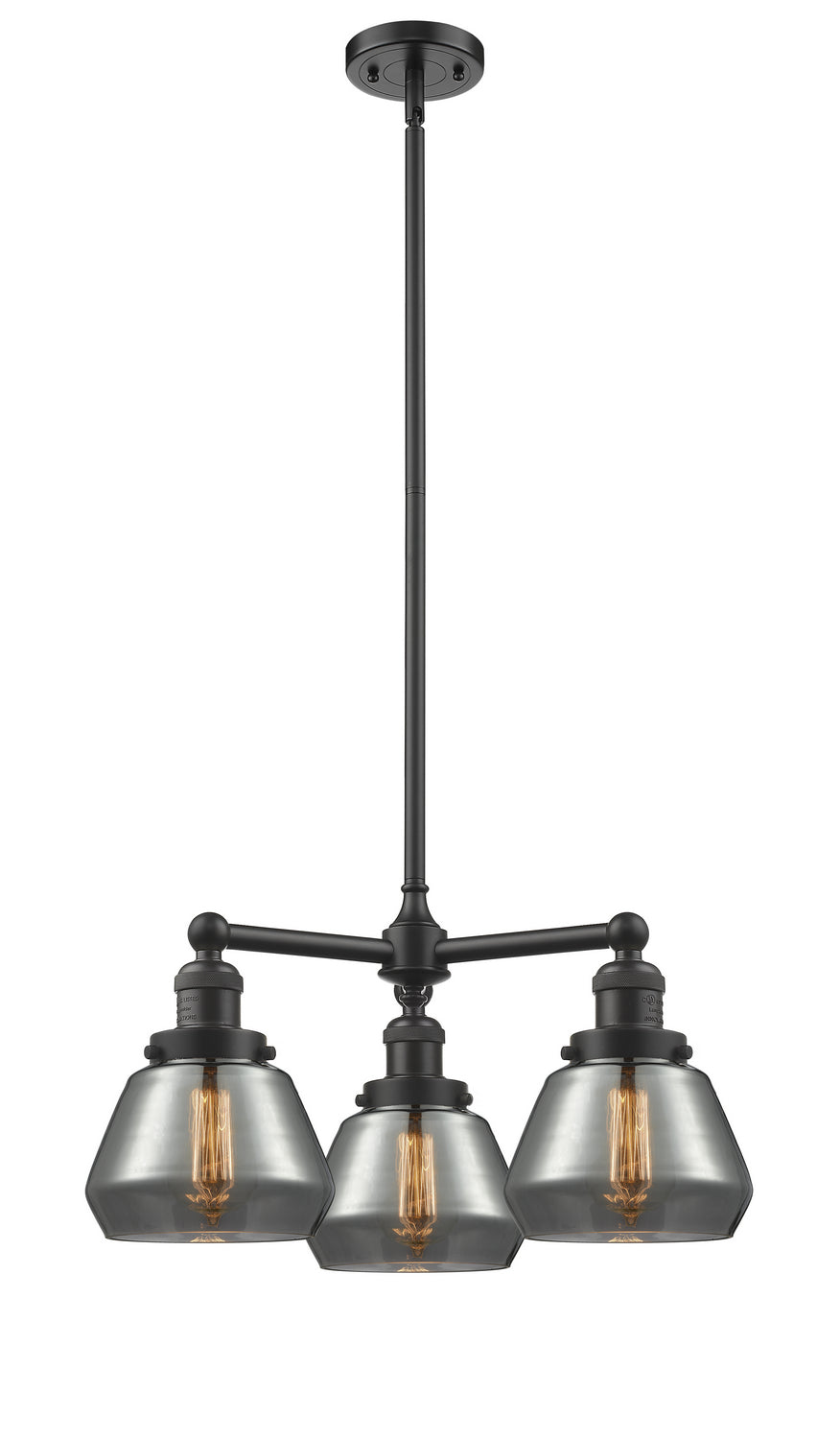 Innovations Franklin Restoration 207-OB-G173-LED Chandelier Light - Oil Rubbed Bronze