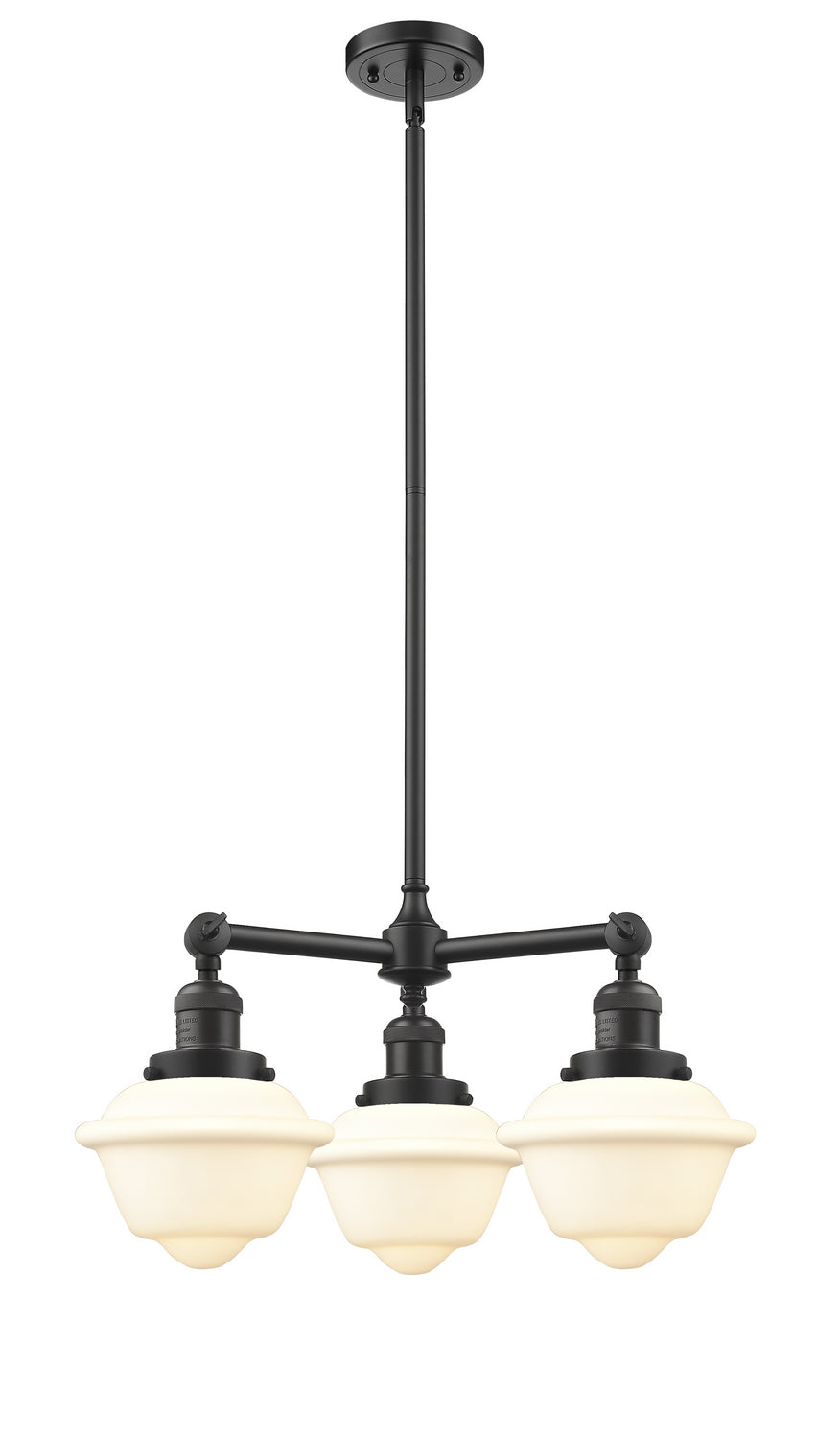 Innovations Franklin Restoration 207-OB-G531-LED Chandelier Light - Oil Rubbed Bronze