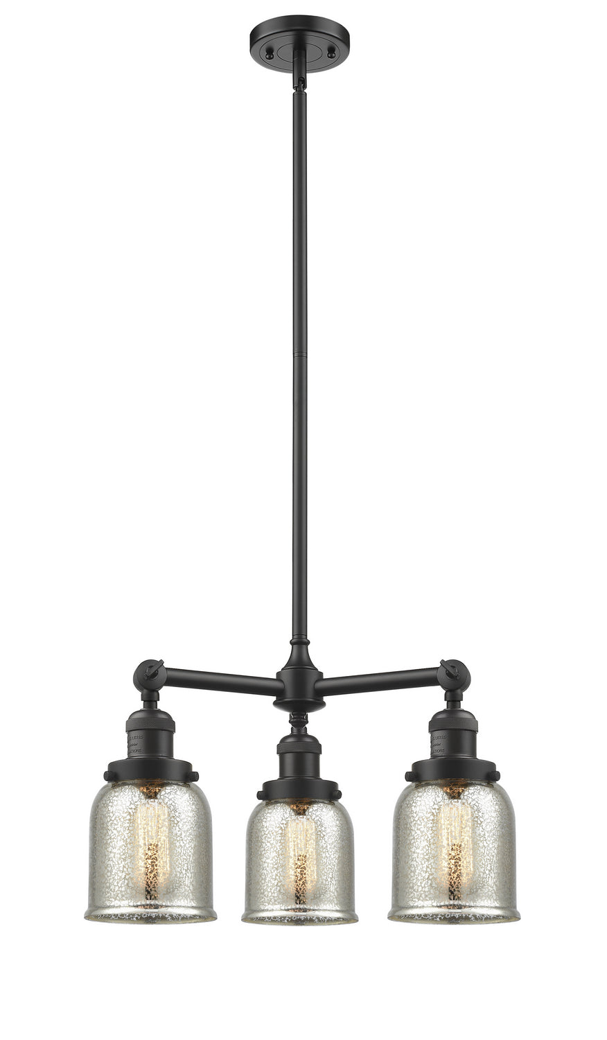 Innovations Franklin Restoration 207-OB-G58 Chandelier Light - Oil Rubbed Bronze