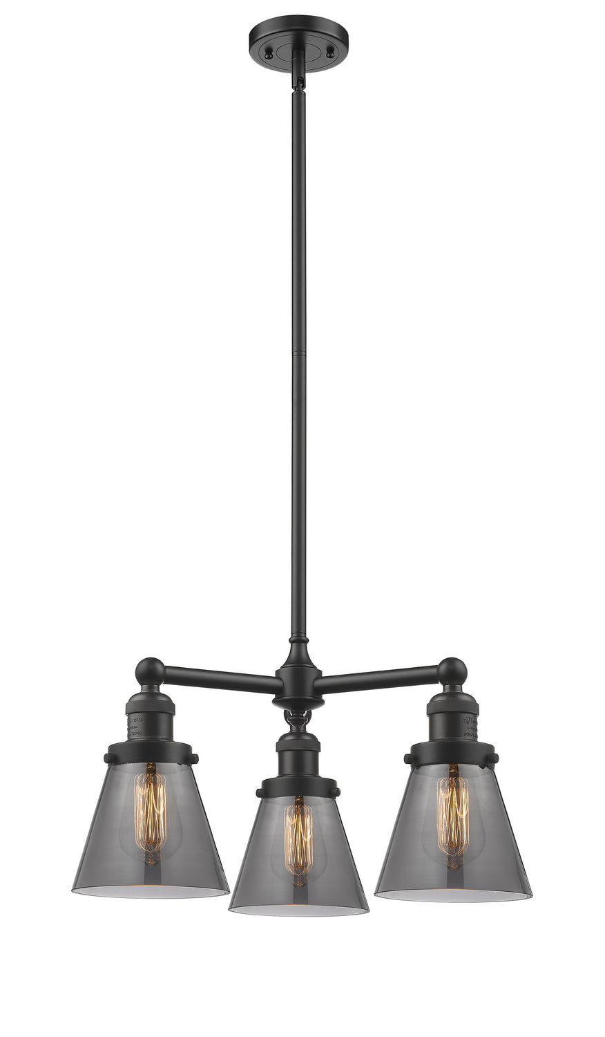 Innovations Franklin Restoration 207-OB-G63-LED Chandelier Light - Oil Rubbed Bronze