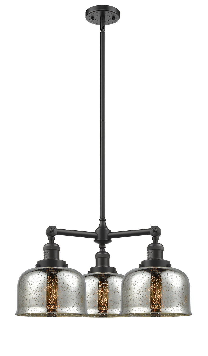 Innovations Franklin Restoration 207-OB-G78-LED Chandelier Light - Oil Rubbed Bronze