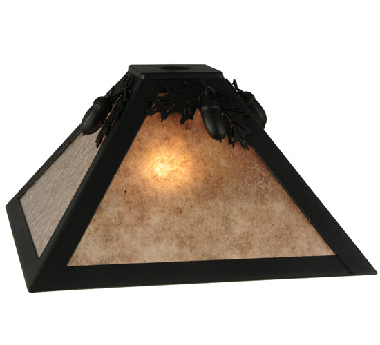 Meyda Tiffany Lighting 122863 Oak Leaf & Acorn Shade Lamp Shade Black