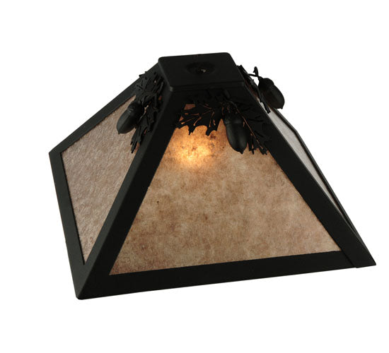 Meyda Tiffany Lighting 122863 Oak Leaf & Acorn Shade Lamp Shade Black