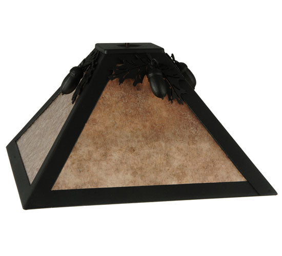 Meyda Tiffany Lighting 122863 Oak Leaf & Acorn Shade Lamp Shade Black