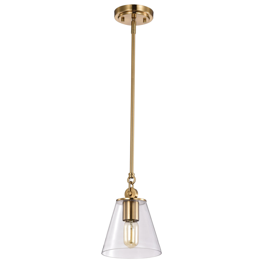 Nuvo Dover 60-7410 Pendant Light - Vintage Brass