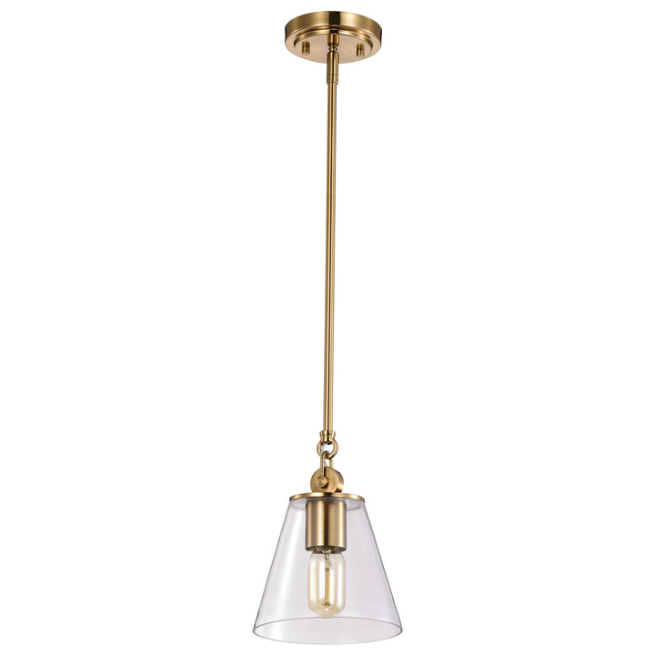 Nuvo Dover 60-7410 Pendant Light - Vintage Brass
