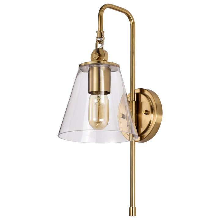 Nuvo Dover 60-7449 Wall Light - Vintage Brass
