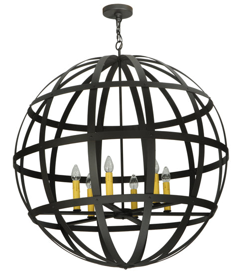 Meyda Tiffany Atlas 122886 Chandelier Light - Wrought Iron