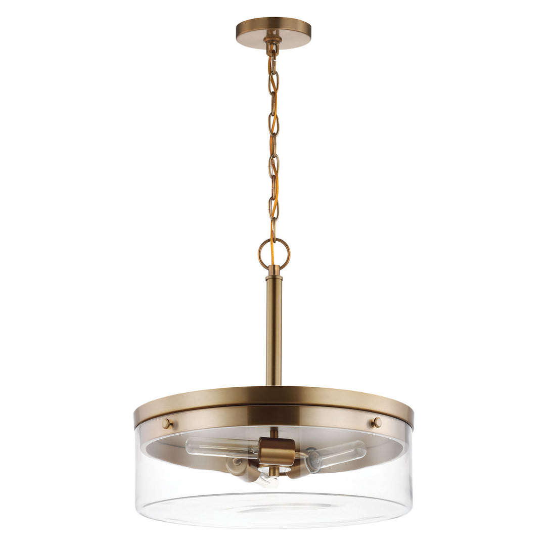 Nuvo Intersection 60-7530 Pendant Light - Burnished Brass