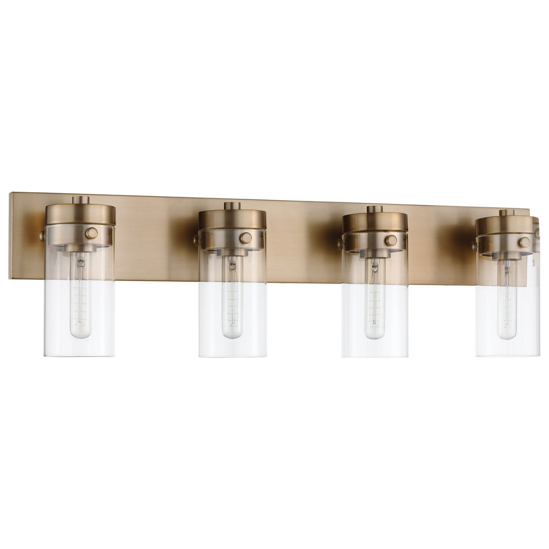 Nuvo Intersection 60-7534 Bath Vanity Light 31 in. wide - Burnished Brass
