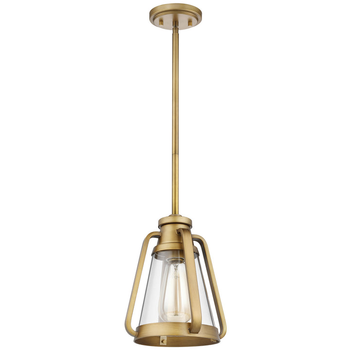 Nuvo Everett 60-7561 Pendant Light - Natural Brass