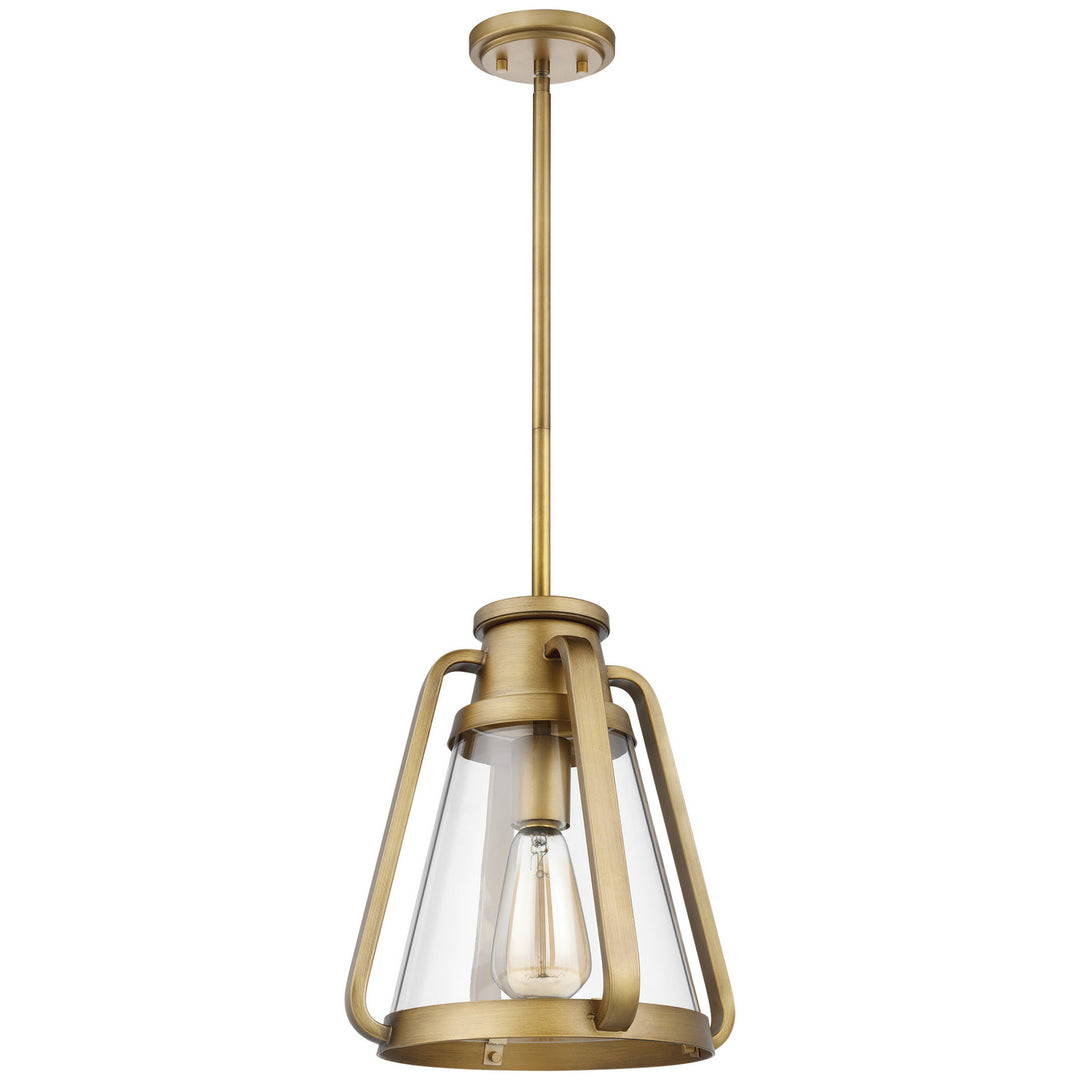 Nuvo Everett 60-7562 Pendant Light - Natural Brass