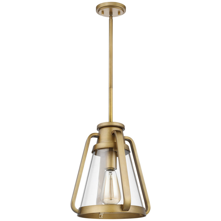 Nuvo Everett 60-7562 Pendant Light - Natural Brass