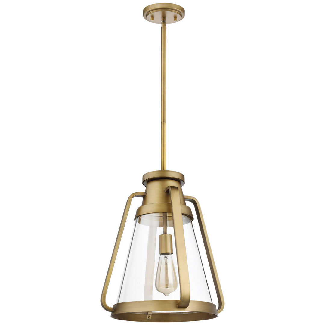 Nuvo Everett 60-7563 Pendant Light - Natural Brass