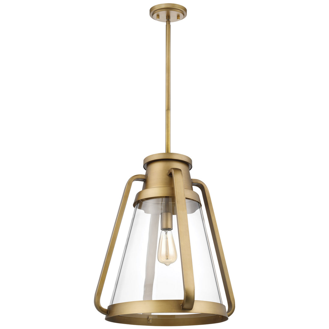 Nuvo Everett 60-7564 Pendant Light - Natural Brass