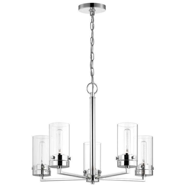 Nuvo Intersection 60-7635 Chandelier Light - Polished Nickel
