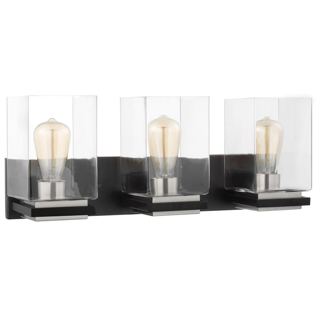 Nuvo Crossroads 60-7653 Bath Vanity Light 23 in. wide - Matte Black