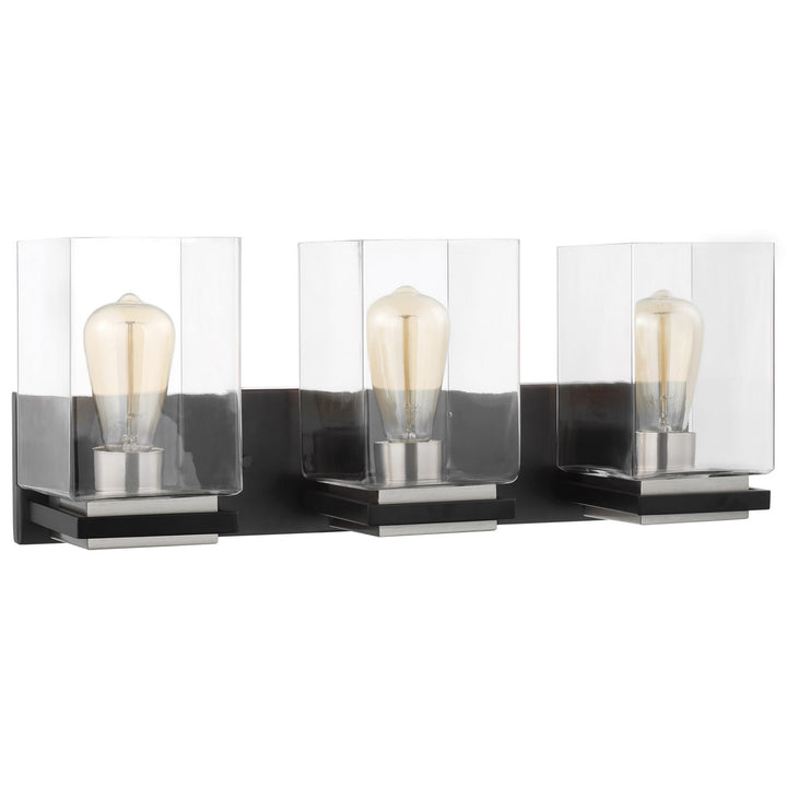 Nuvo Crossroads 60-7653 Bath Vanity Light 23 in. wide - Matte Black
