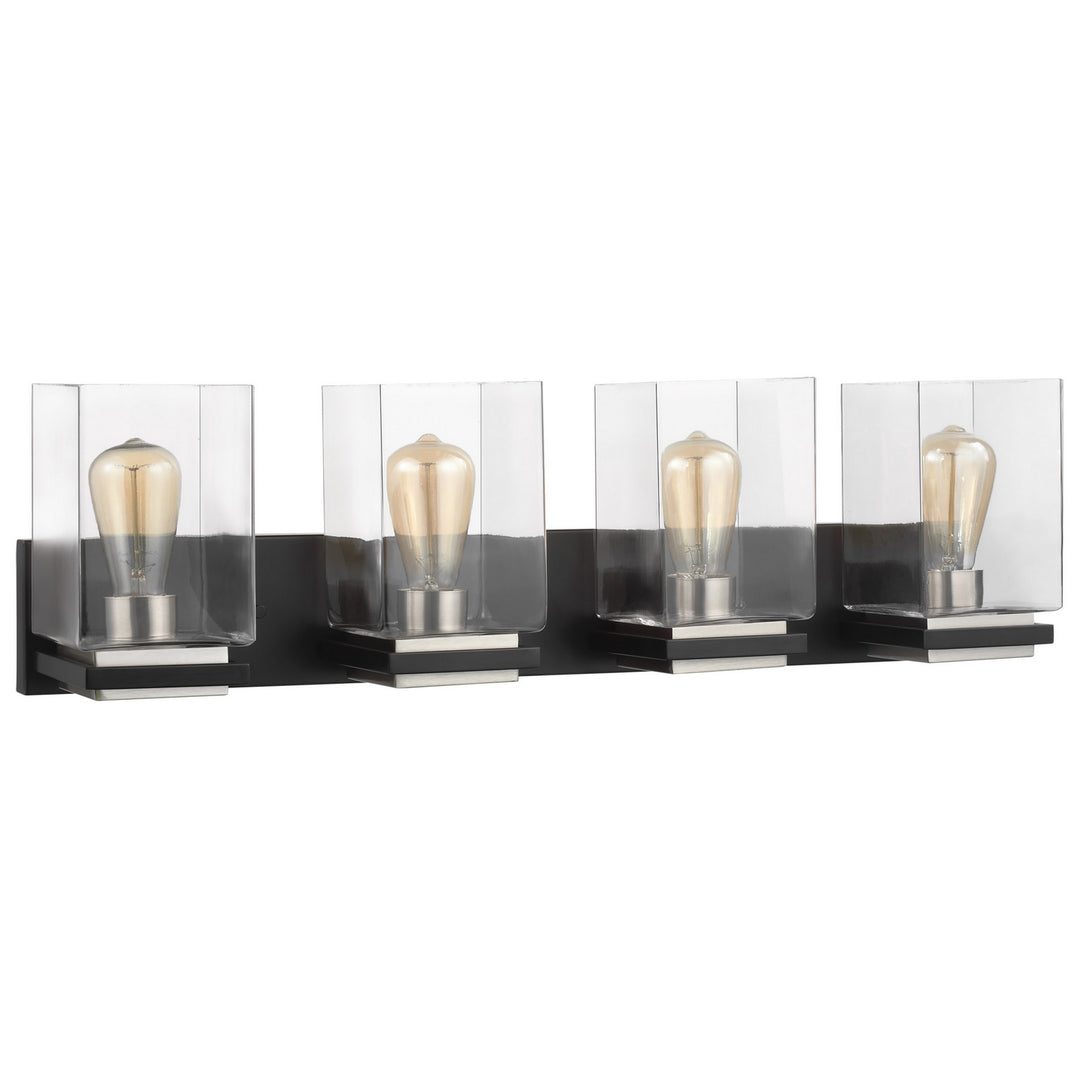 Nuvo Crossroads 60-7654 Bath Vanity Light 32 in. wide - Matte Black