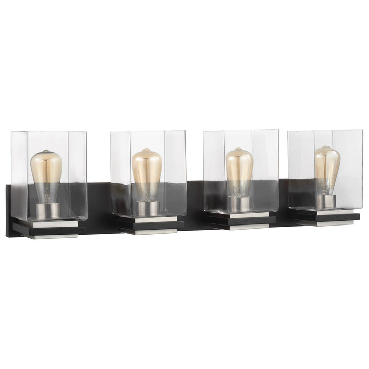 Nuvo Crossroads 60-7654 Bath Vanity Light 32 in. wide - Matte Black