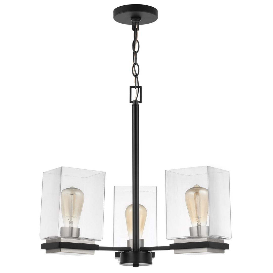 Nuvo Crossroads 60-7655 Chandelier Light - Matte Black