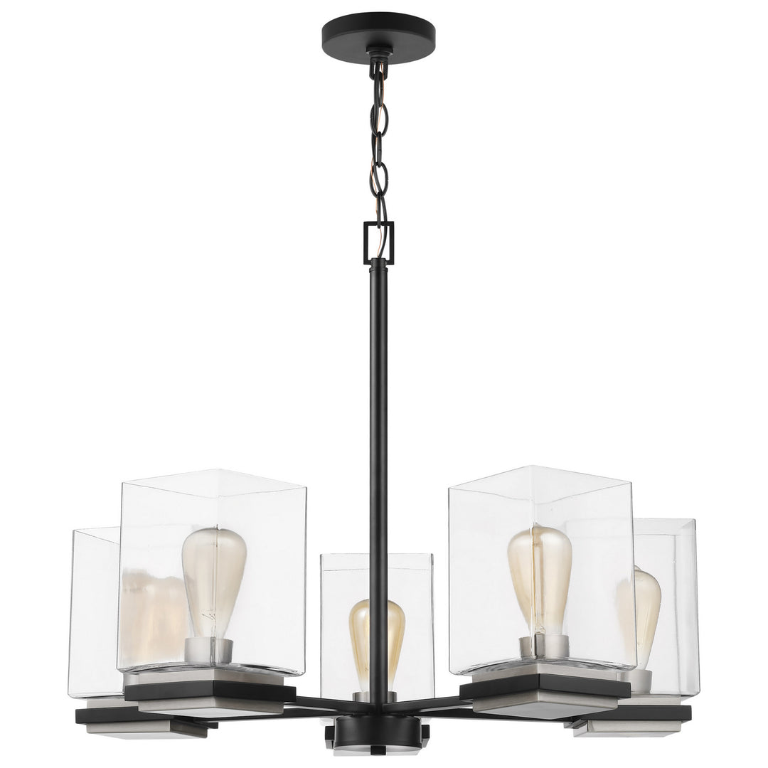 Nuvo Crossroads 60-7656 Chandelier Light - Matte Black