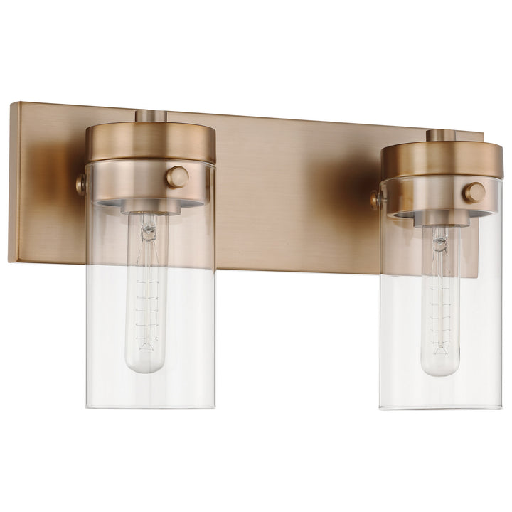 Nuvo Intersection 60-7532 Bath Vanity Light 15 in. wide - Burnished Brass