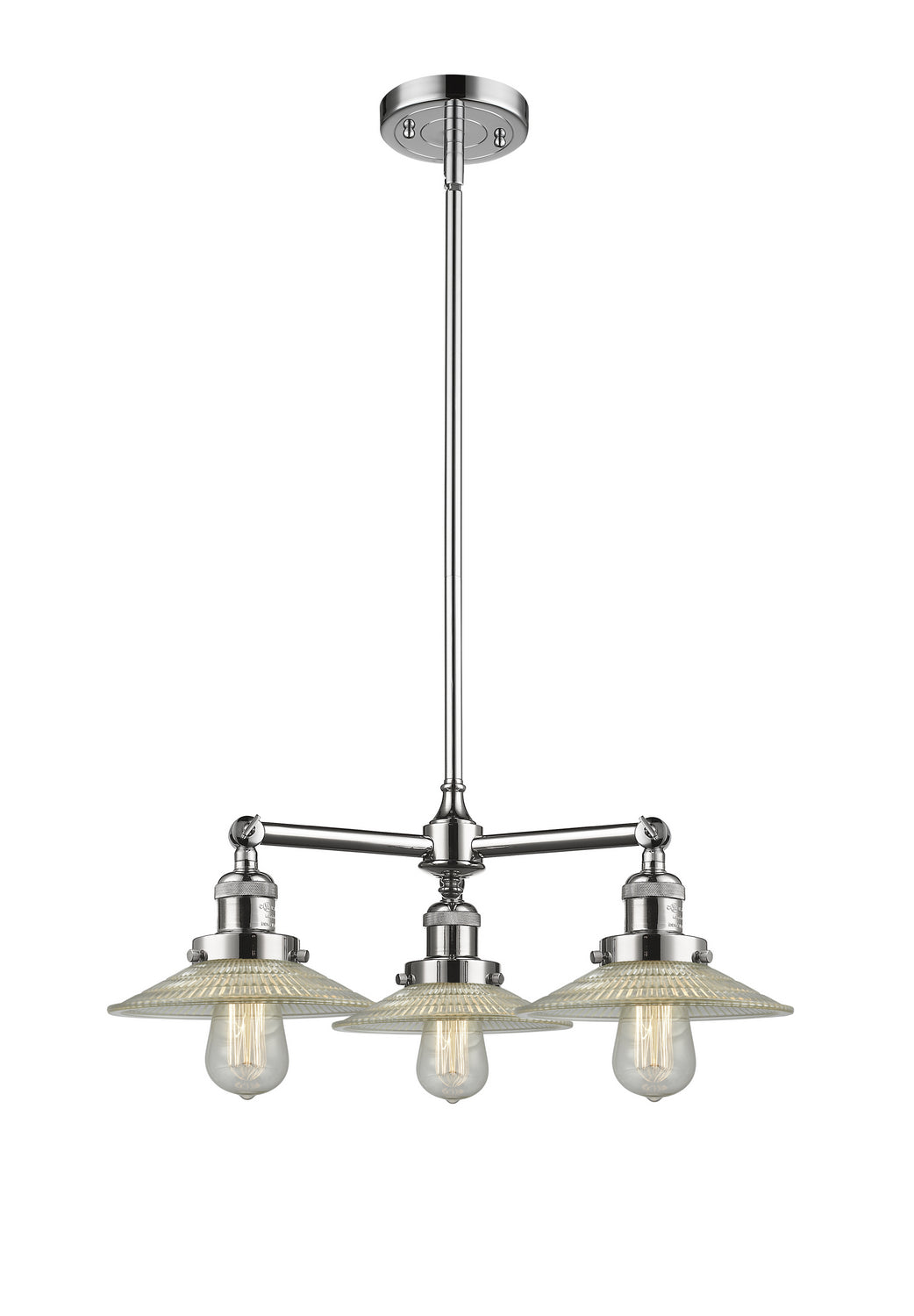 Innovations Franklin Restoration 207-PC-G2 Chandelier Light - Polished Chrome