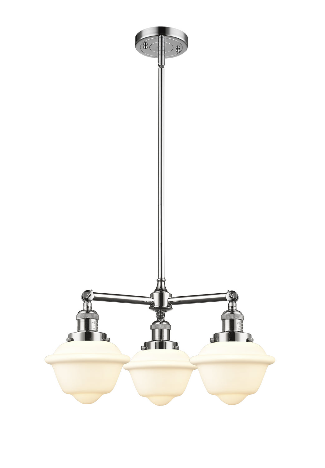 Innovations Franklin Restoration 207-PC-G531 Chandelier Light - Polished Chrome